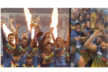 6-வது முறையாக ஆசிய கோப்பையை கைப்பற்றிய இலங்கை அணி - குஷியில் குத்தாட்டம் போட்ட வீரர்கள் - வைரலாகும் வீடியோ