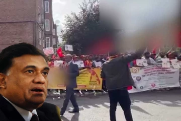 லண்டனில் விடுதலைப் புலிகளின் சின்னங்களுடன் ஆர்ப்பாட்டம் : இலங்கை கடும் எதிர்ப்பு