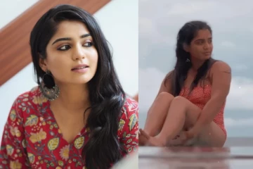 ஹோம்லியாக இருந்த கௌரி கிஷனா இப்படி.. பிகினி வீடியோ பார்த்து ரசிகர்கள் ஷாக்