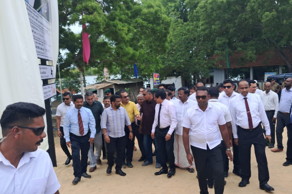 வட்டுவாகல்பால புனரமைப்பு பணிகளை ஆரம்பித்துவைத்தார் ஜனாதிபதி | President Launches Vattagal Bridge Reconstruction