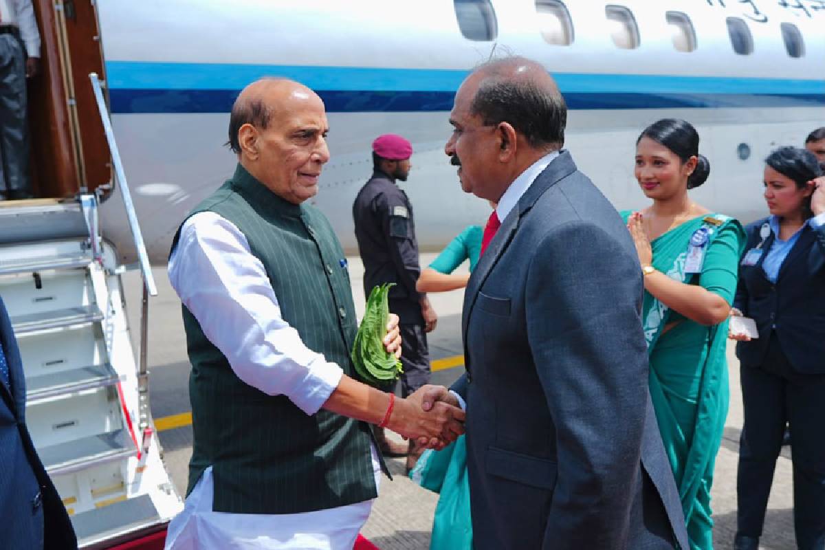 இந்தியப் பாதுகாப்பு அமைச்சர் நாளை ஜனாதிபதியுடன் சந்திப்பு | Indian Defence Minister Meeting President Anura