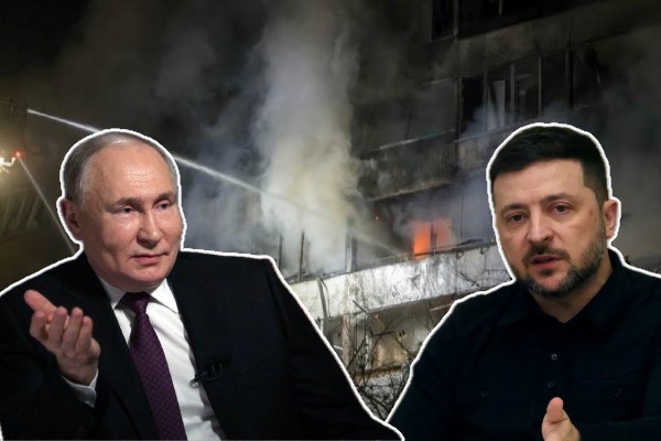 உக்ரைனுக்கு திருப்பி கொடுத்த ரஷ்யா: வான்வழித் தாக்குதலுக்கு உள்ளான தலைநகர் கீவ் | Russia Attacks Ukraine Capital Kyiv 3 Dead