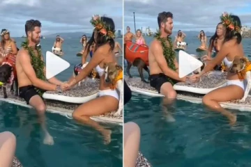 நடுகடலில் படகில் திருமணம் செய்துகொண்ட இளம்ஜோடிகள்- வியந்துபோன பார்வையாளர்கள்; வைரல் வீடியோ!