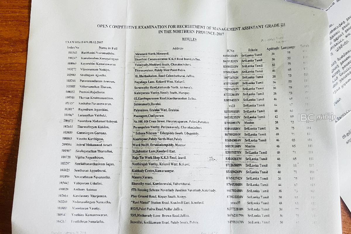 வடக்கில் அரச நியமனம் :19 வருடத்திற்கு முன்னர் இடம்பெற்ற முறைகேடு அம்பலம் | Irregularity In Gover Appointment In The North