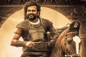 வந்தியத்தேவனாக நடிகர் கார்த்தி ! பொன்னியின் செல்வன் படத்தின் புதிய போஸ்டர்..