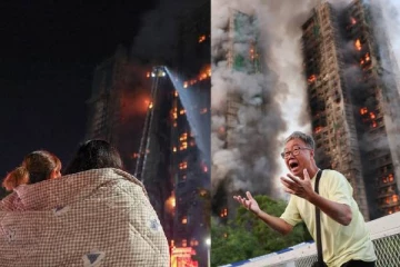 ஹொங்ஹொங்கை உலுக்கிய கோர தீ விபத்தில் 40 கடந்த பலி எண்ணிக்கை... மூவர் கைது