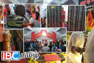 யாழில் தியாக தீபம் திலீபனின் நினைவுத் தூபிக்கு முன்பாக திறக்கப்பட்ட மாவீரர்களின் கல்வெட்டுக்கள்!