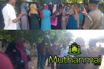 பாடசாலை அதிபரின் செயற்பாட்டிற்கு எதிர்ப்பு போராட்டம்