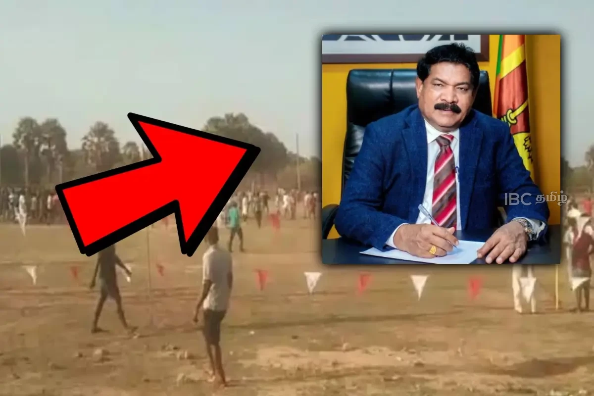 கிளிநொச்சியில் அமைச்சர் சந்திரசேகரன் பங்கேற்ற நிகழ்வில் துப்பாக்கிச் சூடு | Clashes Football Minister Safely Evacuated கிளிநொச்சியில் அமைச்சர் சந்திரசேகரன் பங்கேற்ற நிகழ்வில் துப்பாக்கிச் சூடு | Clashes Football Minister Safely Evacuated