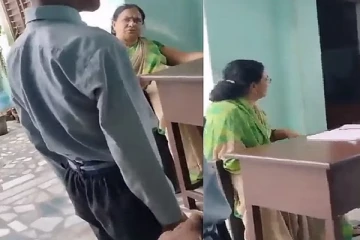 வேகமா அடிங்க.. இஸ்லாமிய மாணவரை அடிக்க கூறிய ஆசிரியை - அதிர்ச்சி வீடியோ!