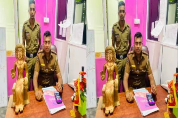 வவுனியாவில் திருடப்பட்ட ஐம்பொன் சிலை யாழ்ப்பாணத்தில் மீட்பு