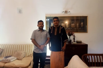 வடக்கு மாகாண ஆளுநரை சந்தித்துள்ள  ரிசாத் மற்றும் ஆனந்தசங்கரி