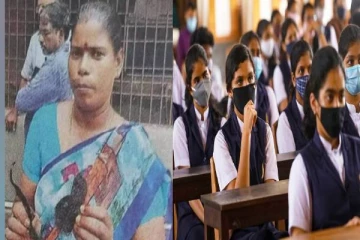 பள்ளிக்கு முடியை பின்னாமல் வந்த 8 மாணவிகள்! கத்தரிக்கோலை வைத்து முடியை வெட்டிய ஆசிரியை