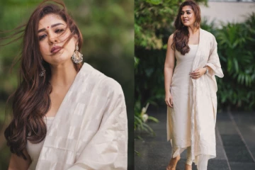 நயன்தாரா பொங்கல் ஸ்பெஷல் போட்டோஷூட்! அழகிய உடையில் கொடுத்த போஸ்