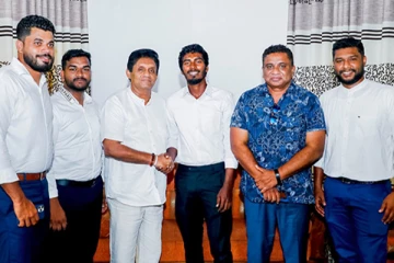 1500 கிலோமீற்றர் தூர நடைபவணியை முடித்த சஹ்மி சஜித்துடன் சந்திப்பு