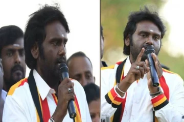 உங்க முன்னாடி எம்.பி.யா வரனும்னு நெனச்சேன், ஆனா இப்போ...விஜய பிரபாகரன் பேச்சு!