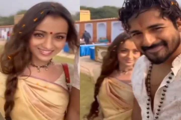 நடிகை திரிஷாவுடன் கைக்கோர்த்தபடி அந்த நடிகர் நெருக்கம்!! வைரலாகும் AI வீடியோ..
