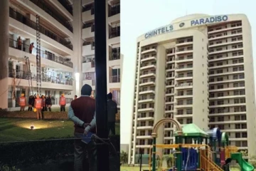 திடீரென இடிந்து விழுந்த 22 மாடி கட்டிடம் : 6 பேரின் நிலை தெரியாததால் பதற்றம்