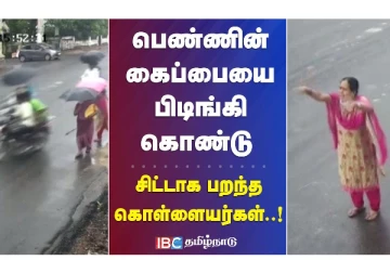 பெண்ணின் கைப்பையை பிடிங்கிக் கொண்டு சிட்டாக பறந்த கொள்ளையர்கள் - வீடியோ செய்தி