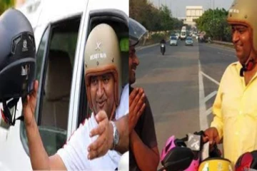 தனது வீட்டை விற்று இலவசமாக ஹெல்மட் வழங்கும் நபர்: காரணம் என்ன ?
