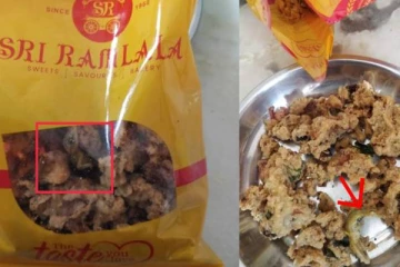 பக்கோடாவில் செத்து கிடந்த பல்லி - வாடிக்கையாளர்கள் அதிர்ச்சி