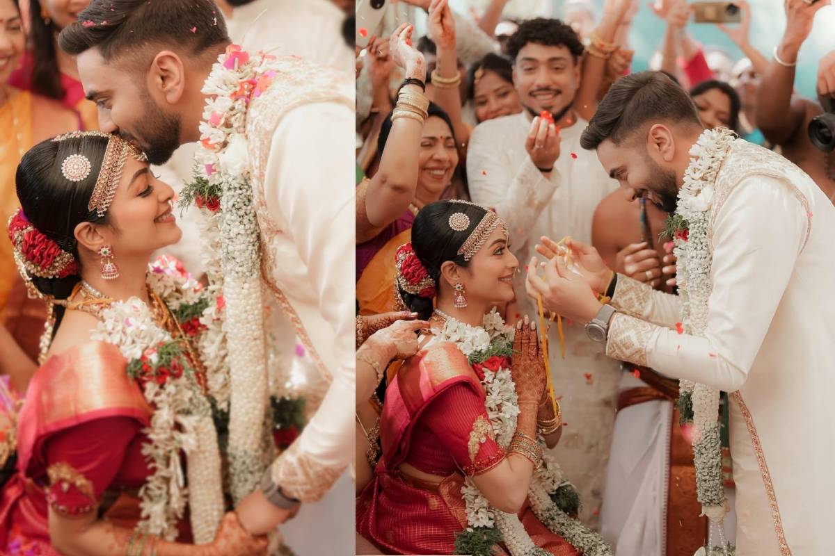 திருமணமான ஒரே வாரத்தில் மாலத்தீவுக்கு பறந்த நடிகை ஜனனி!! ஹனிமூன் கிளிக்ஸ்.. | Janani Iyer Honeymoon Photos With Husband Sai