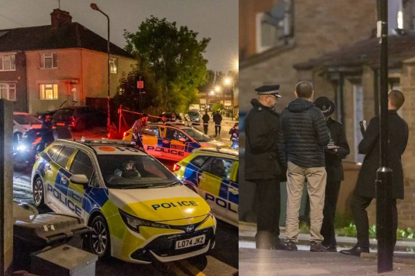 man arrested gun threatening in uk