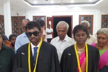 யாழ் பல்கலையில் பட்டம் பெற்ற விழிப்புலனற்ற மாணவர்கள்; பலரும் பாராட்டு