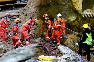 சீனாவில் தோண்டி எடுக்கப்படும் சடலங்கள்! திடீர் மண்சரிவால் பதற்றம்