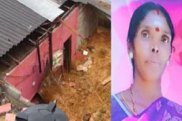 திடீரென இடிந்து விழுந்த சுவர்; பெண்ணொருவர் பரிதாப உயிரிழப்பு