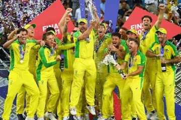 டி20 பைனலில் நடந்த தரமான சம்பவம்....  கோப்பையை தட்டிதூக்கியது ஆஸ்திரேலியா!