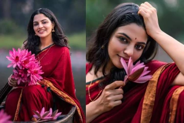 தாமரை பூ.. நடிகை நிகிலா விமல் அழகிய லேட்டஸ்ட் ஸ்டில்கள்