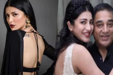 கழுத்துக்கு கீழே உள்ள அங்கத்தை திறந்து காமித்த கமல் மகள் நடிகை ஸ்ருதி ஹாசன்.. அதுக்குன்னு இப்படியா!!