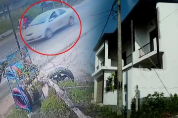 நீதவானை வீட்டில் அடைத்து விட்டு அவரது காரை திருடிச் சென்ற நபர்! வெளியான சிசிடிவி காட்சி