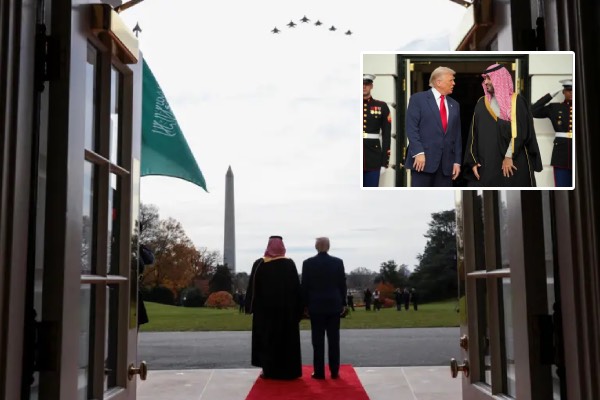 அமெரிக்காவில் $1 ட்ரில்லியன் முதலீடு: சவுதி இளவரசர் டிரம்புக்கு வழங்கி உறுதி | Saudi Arabia Afford 1Tn Investment Deal To Usa