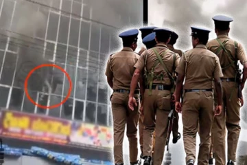 5 மாடிக் கட்டடத்தில் பாரிய தீ: மயிரிழையில் உயிர் தப்பிய நபர்