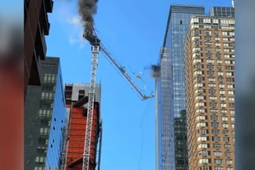 நிவ்யோர்க் கட்டட வேலைத்தளத்தில் தீ விபத்து: 6 பேர் காயம்