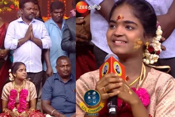 சரிகமப லிட்டில் சாம்ஸ் 4 யோகஸ்ரீக்கு நடந்த காதணி விழா!! அப்பாவின் நெகிழ்ச்சி பேச்சு..