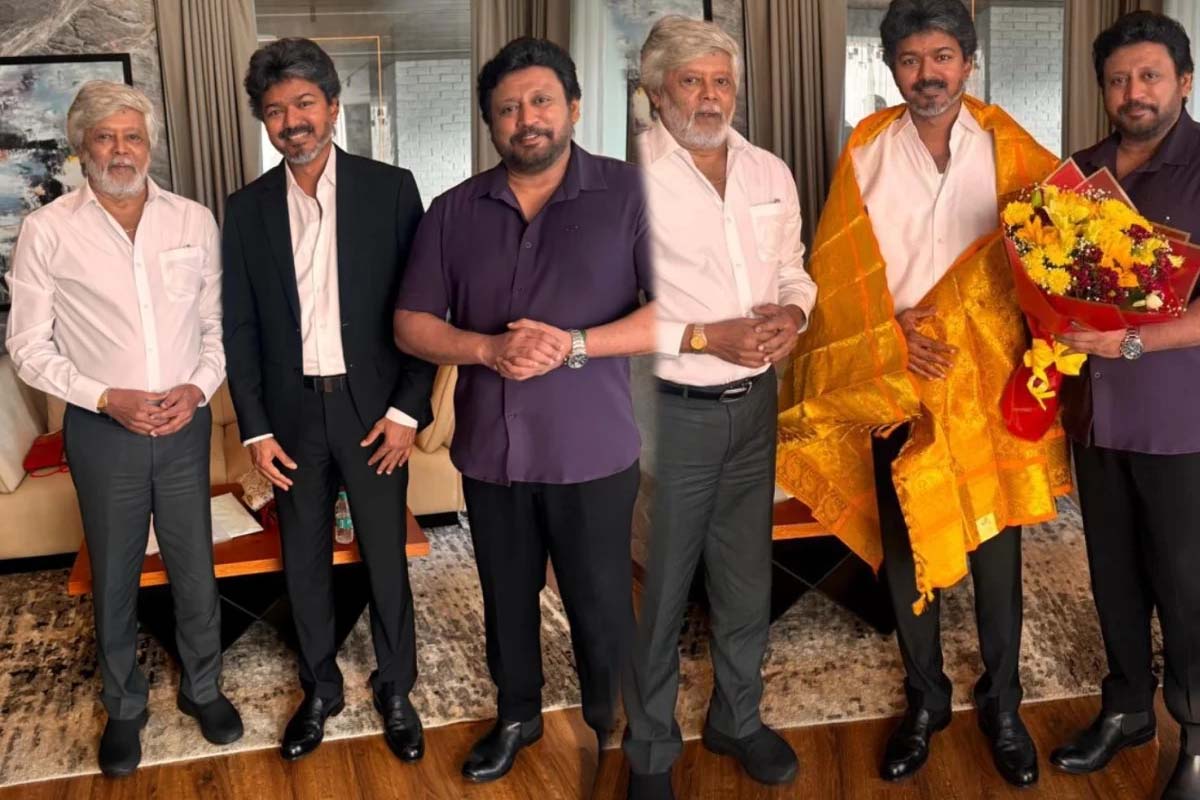 முதல்வர் விஜய்க்கு நேரில் வாழ்த்து கூறிய நடிகர் பிரசாந்த் | Actor Prashanth Director Thiyagarajan Meet Wish Cm