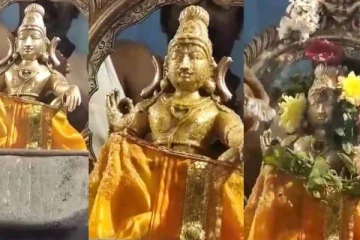 கோவையில் அய்யப்ப சுவாமி சிலை கண் திறந்ததாக பரபரப்பு! வைரலாகும் வீ்டியோ