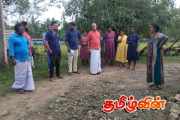 டிட்வா புயலால் பாதிக்கப்பட்ட வீதிகளை பார்வையிட்ட சுமந்திரன்