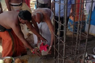 யாழில் ஞானவைரவருக்கு நூறு அடி உயரமான இராஜகோபுரம்!