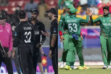 பங்களாதேஷை வீழ்த்தி முதலிடத்திற்கு முன்னேறிய நியூசிலாந்து