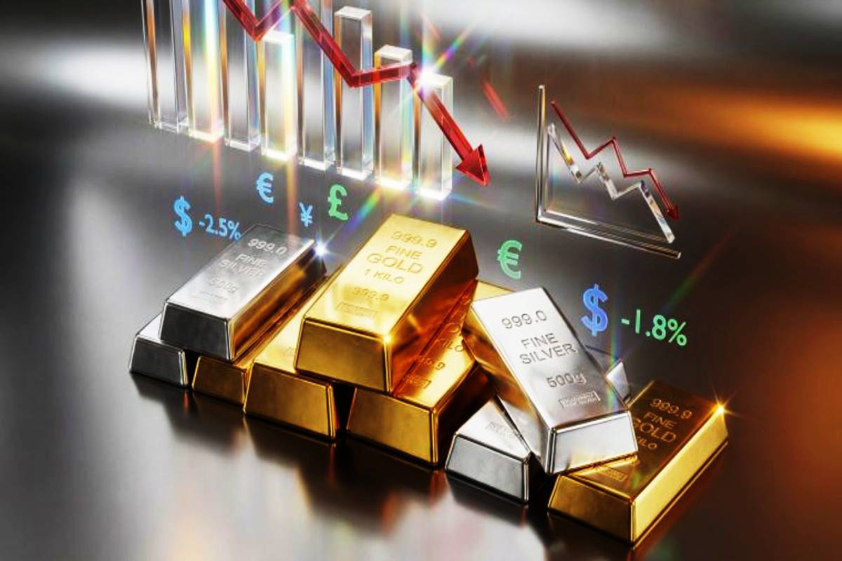சர்வதேச சந்தையில் தங்கம் - வெள்ளி விலை வீழ்ச்சி...! | Gold And Silver Price Decrease In Usd Today 09Th சர்வதேச சந்தையில் தங்கம் - வெள்ளி விலை வீழ்ச்சி...! | Gold And Silver Price Decrease In Usd Today 09Th