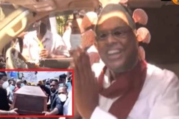 பசில் போல் முகமூடி அணிந்து வந்த நபருக்கு நேர்ந்த கதி!