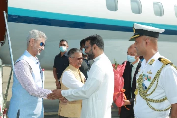 இலங்கை வந்தடைந்துள்ள இந்திய வெளிவிவகார அமைச்சர்