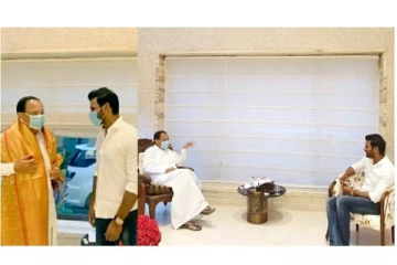 திடீரென குடியரசு துணைத்தலைவரை தனது தங்கையுடன் சந்தித்தார் நடிகர் விஷால் - இதுதான் காரணமாம்?