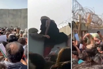 துப்பாக்கிச் சூடு சத்தத்தில் குழந்தைகளுடன் தெறித்து ஓடும் மக்கள்! காபூலில் மோசமடையும் நிலைமை: பதபதைக்க வைக்கும் காட்சி