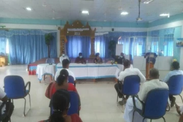 முல்லைத்தீவு - மாந்தை கிழக்கு பிரதேச செயலாளர் பிரிவில் காணி பயன்பாட்டுக்குழு கூட்டம்