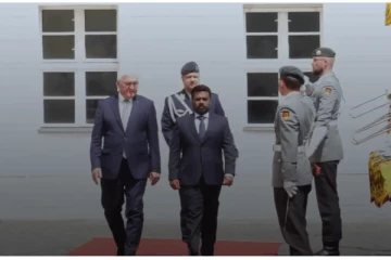 இலங்கை ஜனாதிபதி அநுரவுக்கு அமோக வரவேற்பளித்த ஜெர்மன் ஜனாதிபதி